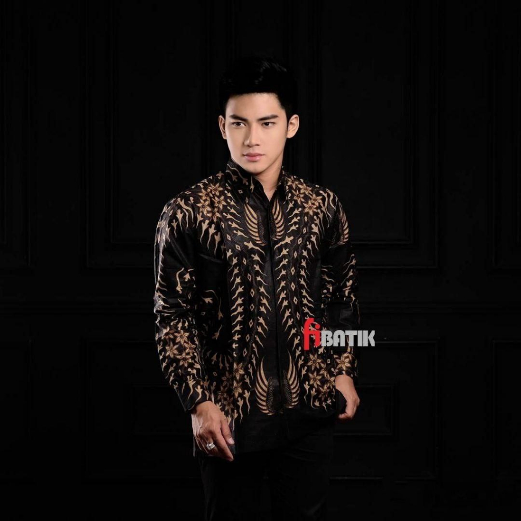 BAJU BATIK PRIA ABADI BATIK KEMEJA BATIK PRIA LENGAN PANJANG PREMIUM SIZE M L XL XXL REGULER