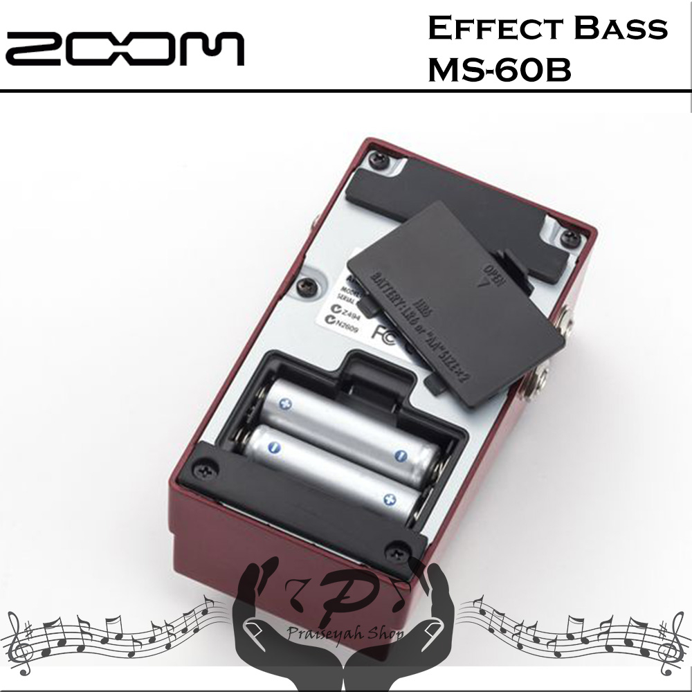 Zoom MS60B Multi Stomp Effect Bass MS 60B