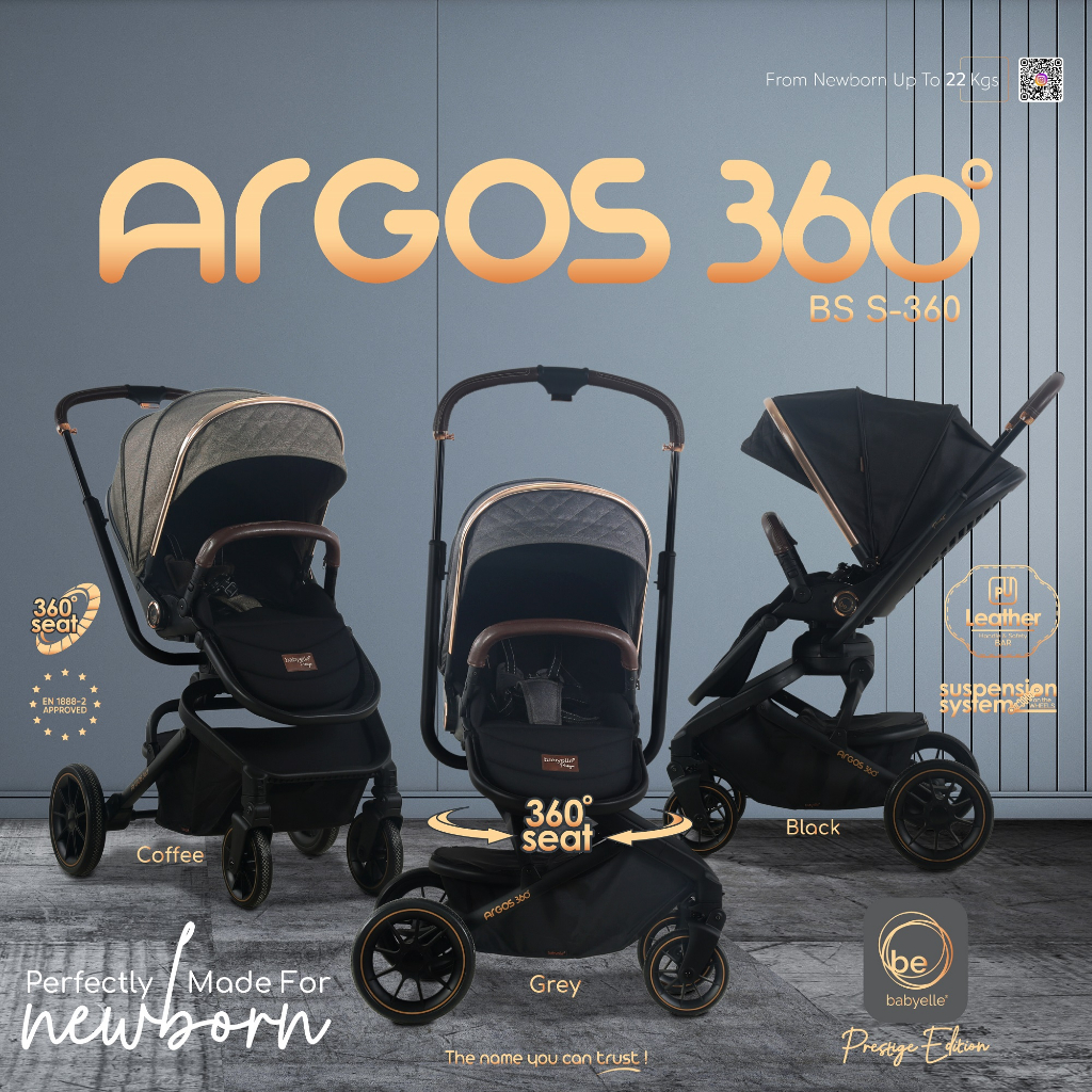Stroller Babyelle Argos 360 S 360 Baby Elle S360 Reversible Kereta Dorong Bayi Hadap Ibu