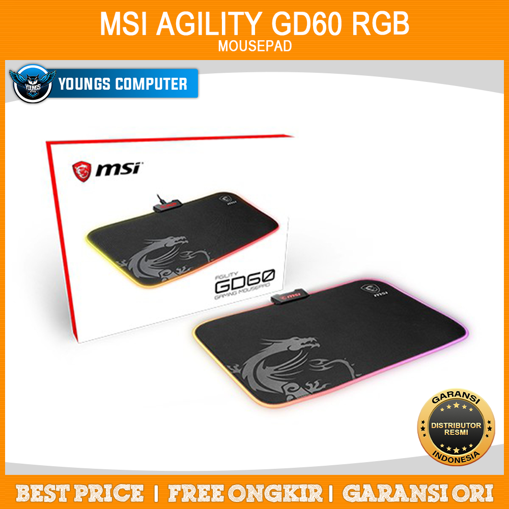 MOUSEPAD MSI AGILITY GD60 RGB