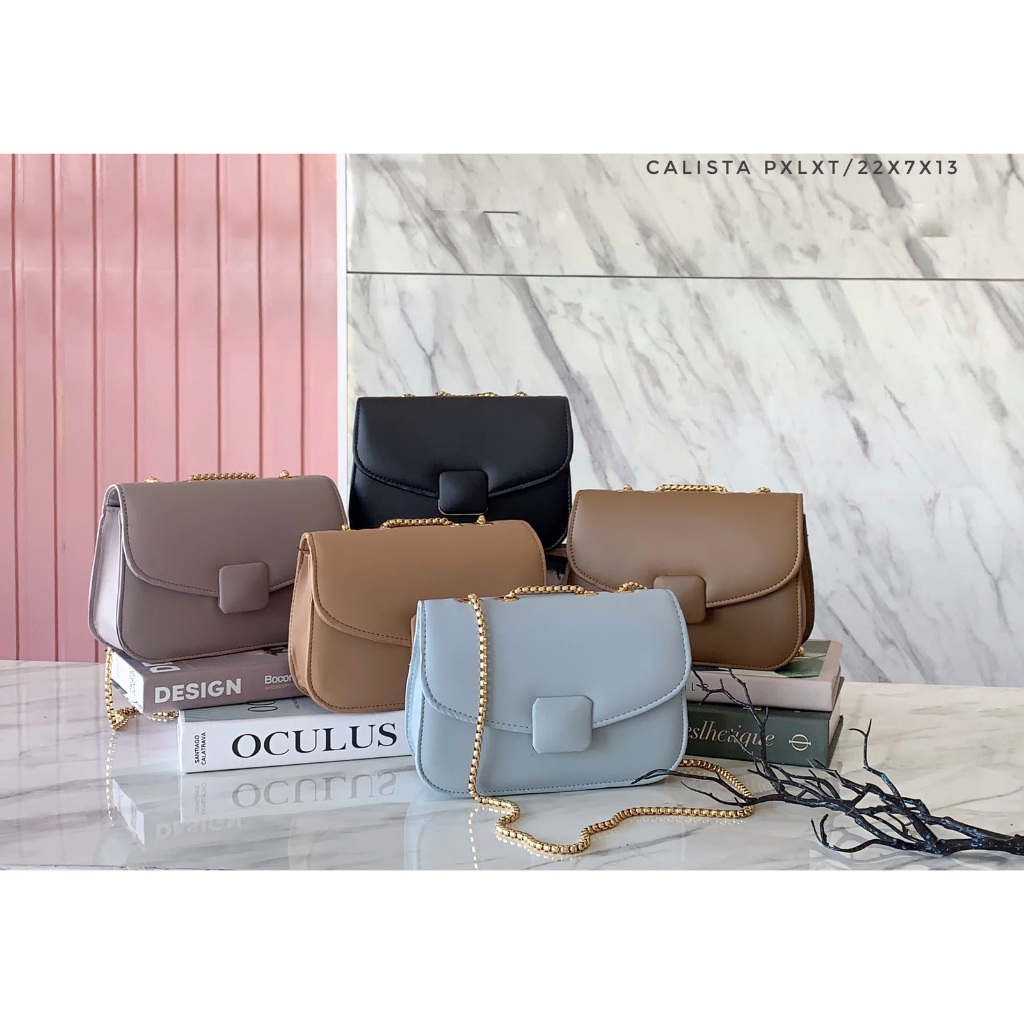 TAS CANTIK KEKINIAN CALISTA BAG PONDOK TAS CANTIK