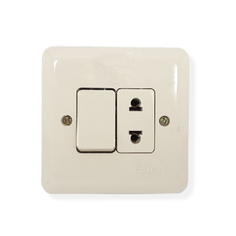 Saklar 1 & Stopkontak Broco