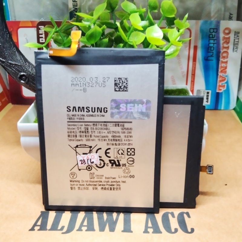 Baterai Samsung Galaxy M20 / M30 EB-BG580ABU Original Battery Hp