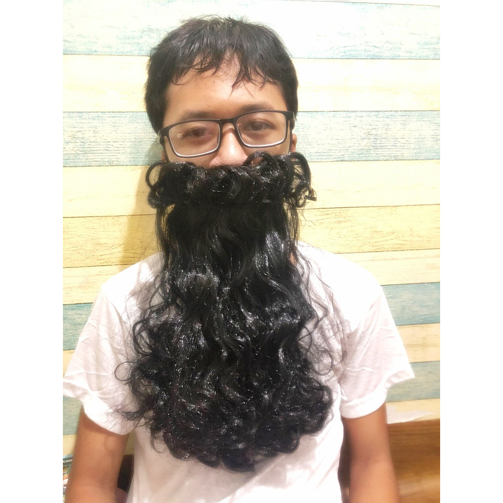 Kumis dan Jenggot Panjang Cosplay Kostum Natal Sinterklas