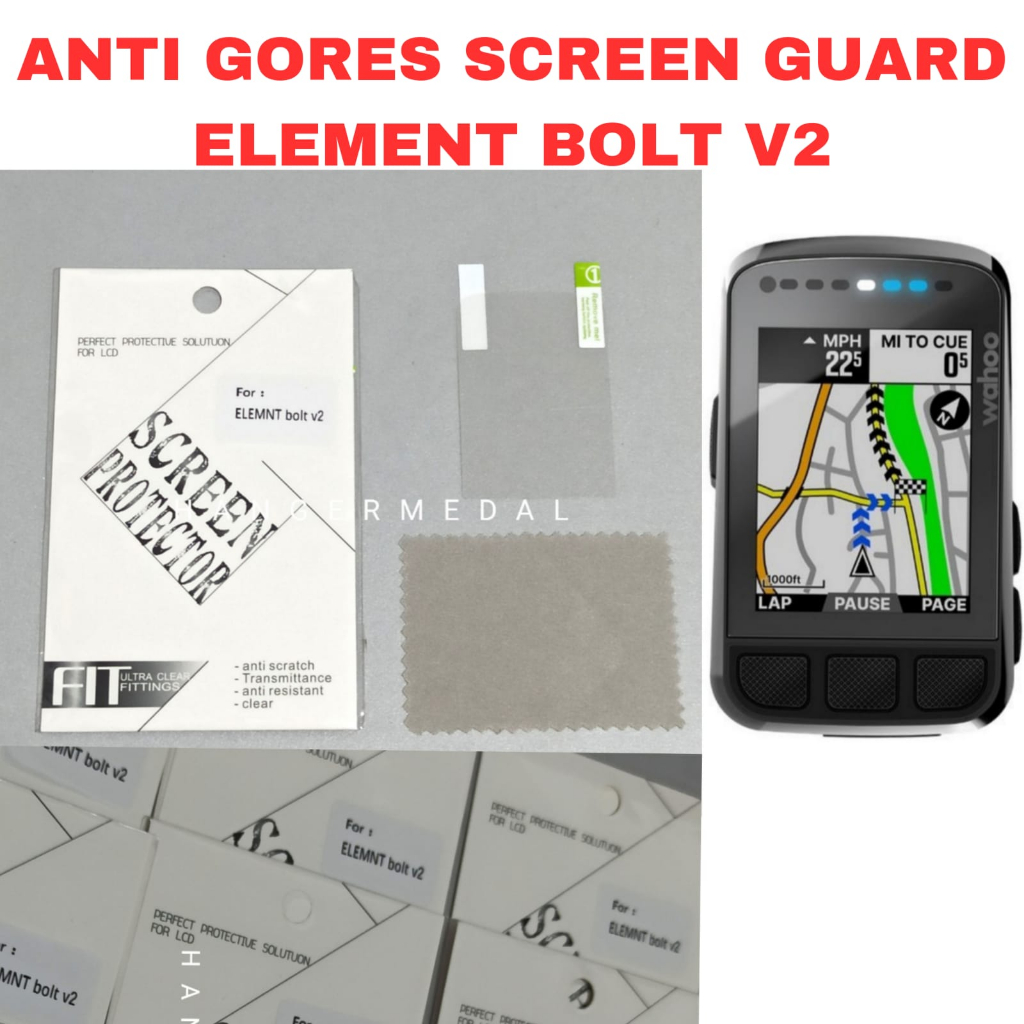 Anti Gores Wahoo ELEMNT Element V2 V 2 Protector Pelindung Layar