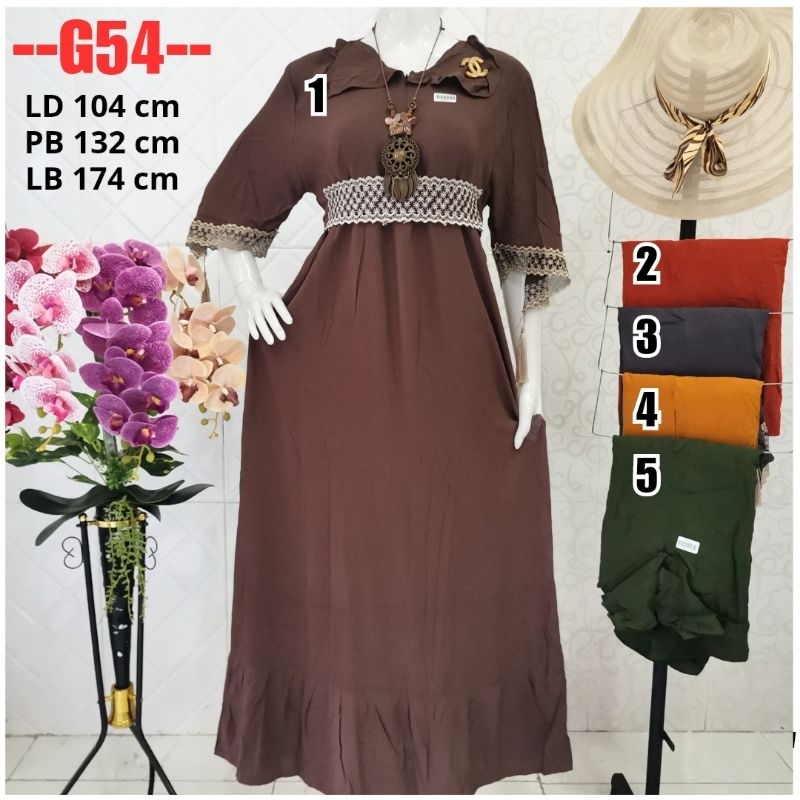 Gamis Renda Sultan / Abaya Minggriming / Gamis Sultan / Gamis / Longdress Arab Premium G54