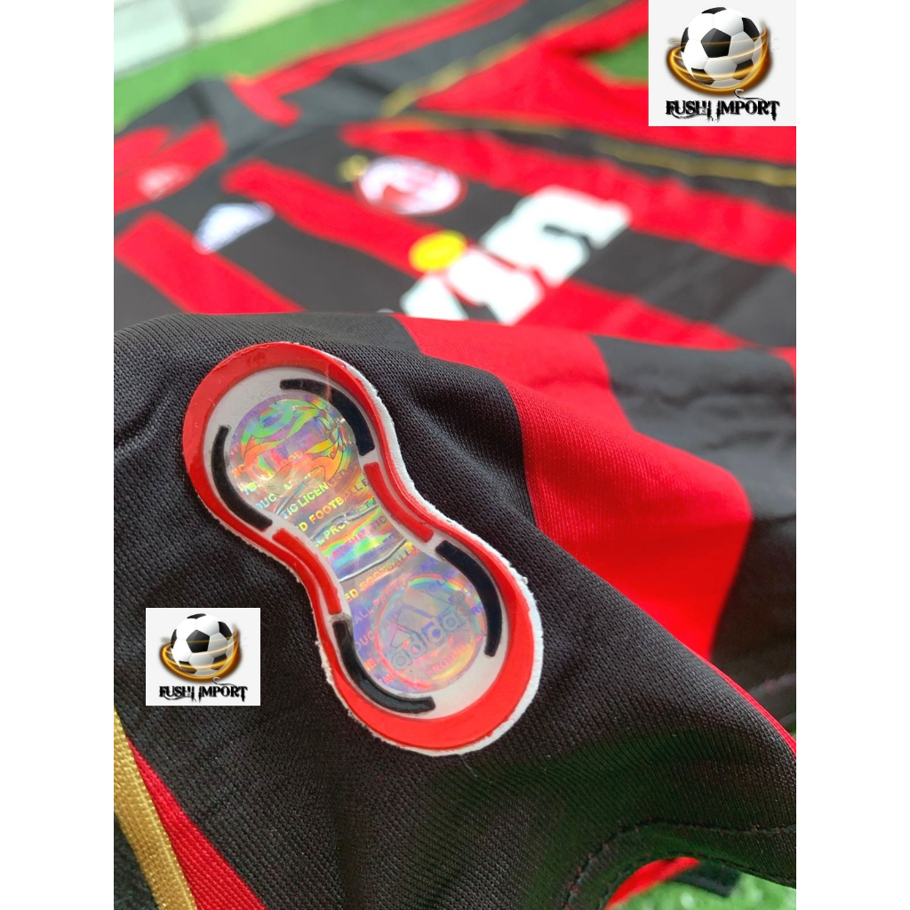 RETRO | Jersey Baju Bola Milan Home Bwin 2006 2007 Grade Ori