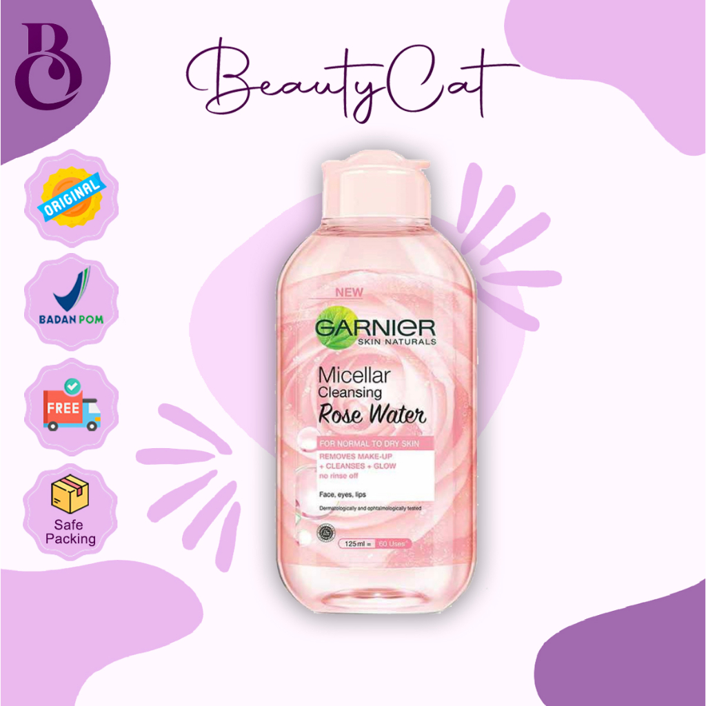 Garnier Micellar ROSE Water Clean & Glow 125ml | Garnier Micellar Water