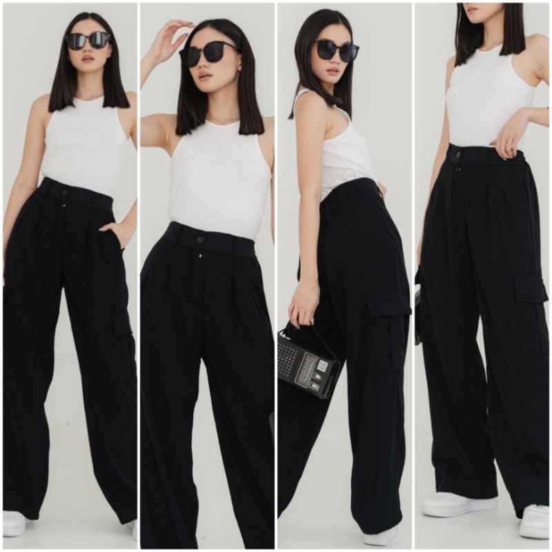 ♡ PREMIUM ♡ ORIGINAL ! STELLA LONG CARGO POCKET PANTS