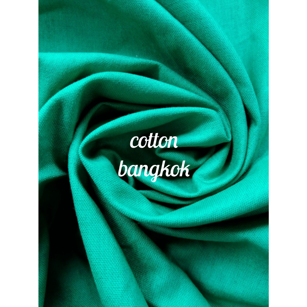 KAIN KATUN BANGKOK/ COTTON BANGKOK/ KATUN POLOS/ BAHAN KEMEJA DAN DRESS