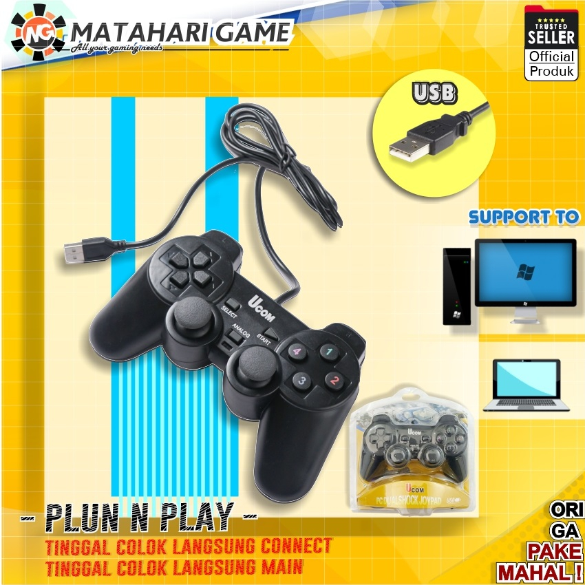 Joystik Stick Stik PC Gamepad PC | Stick laptop | Stik Computer | Gameped USB Single