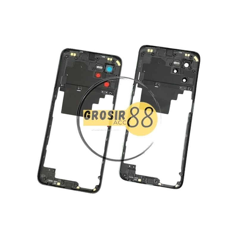 BEZEL FRAME TULANG TENGAH RANGKA TUTUP MESIN REALME C35 ORIGINAL