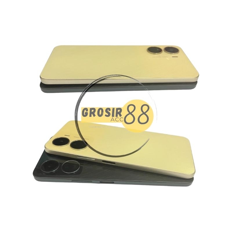 BACK CASING HOUSING FULLSET BACKDOOR + BEZEL VIVO Y16 2022 ORIGINAL