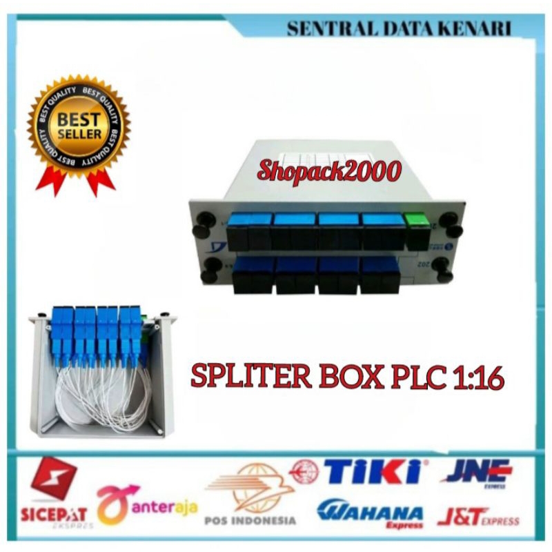 Passive Spliter PLC BOX FO 1:16 SC UPC Fiber Optic Passive splittter FO