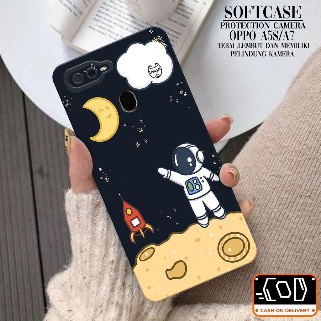 Softcase Oppo A5S/A7 Soft Protection Camera Case Oppo A5S/A7 Terbaru Pelindung Belakang Oppo A5S/A7 