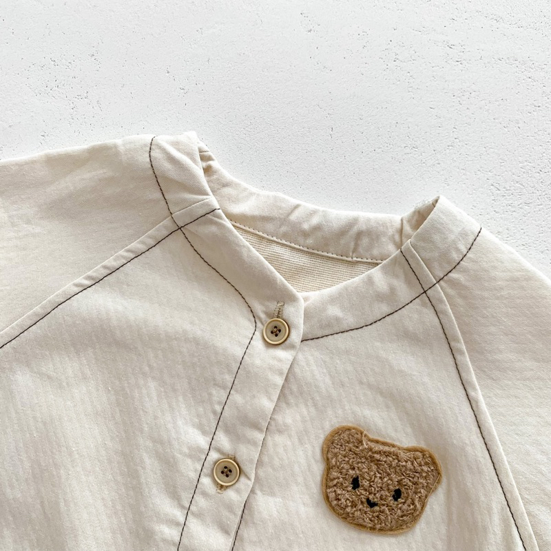 Benji bear playsuit romper bayi beruang