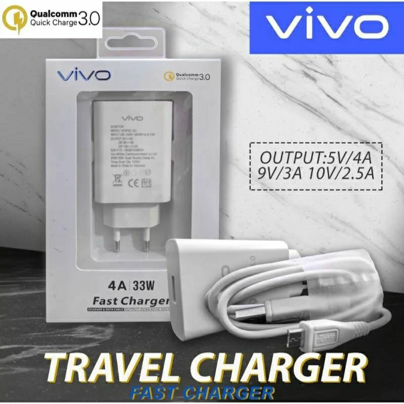 Charger VIVO Fast Charger 4A-33W Support Charging MICRO USB