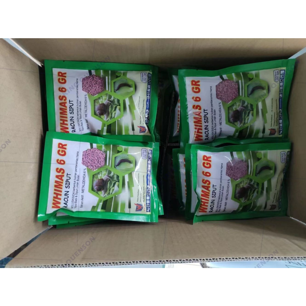 Racun Siput Keong Bekicot / Racun Pembasmi Siput / Moluskisida Whimas 6 GR  250 gr