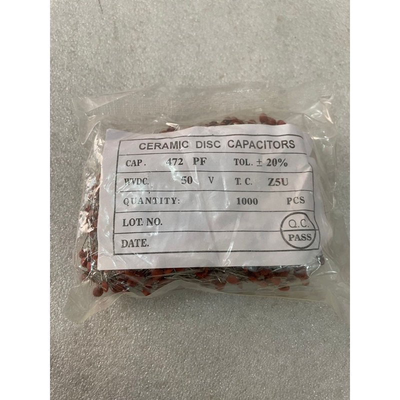 1000pcs capasitor ceramic kapasitor keramik berbagai macam ukuran