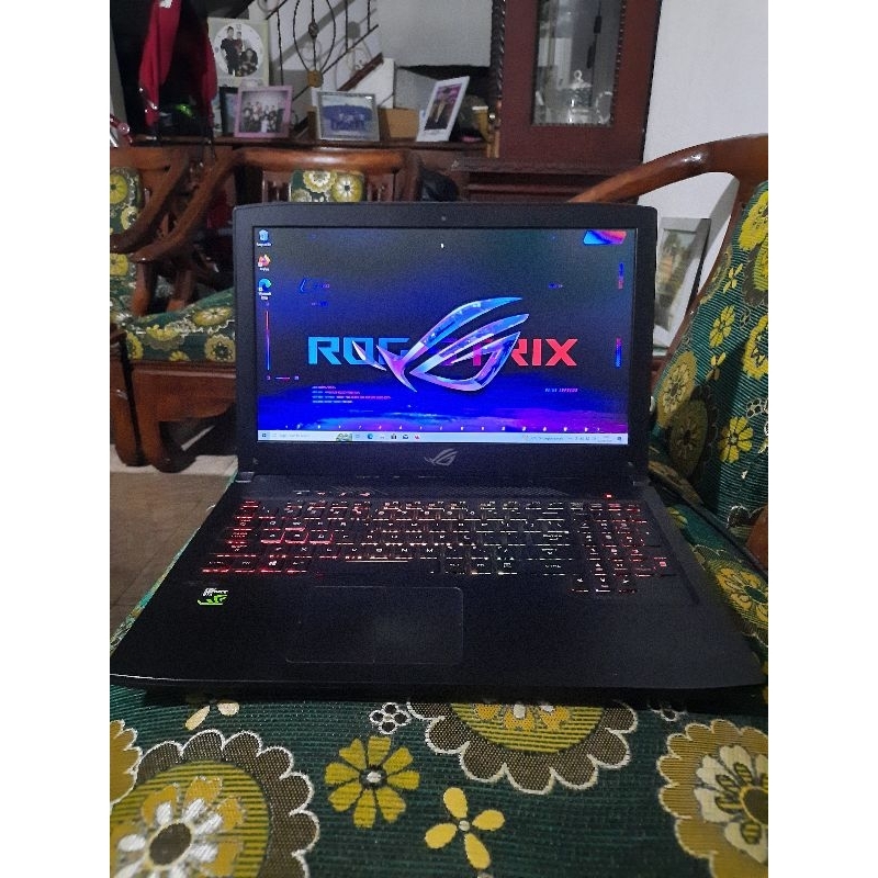 ASUS ROG STRIX GL503VD INTEL I7-770HQ NVDIA GEOFORCE GTX 1050 RAM 16 GB SSD 128+HDD 1 TERA