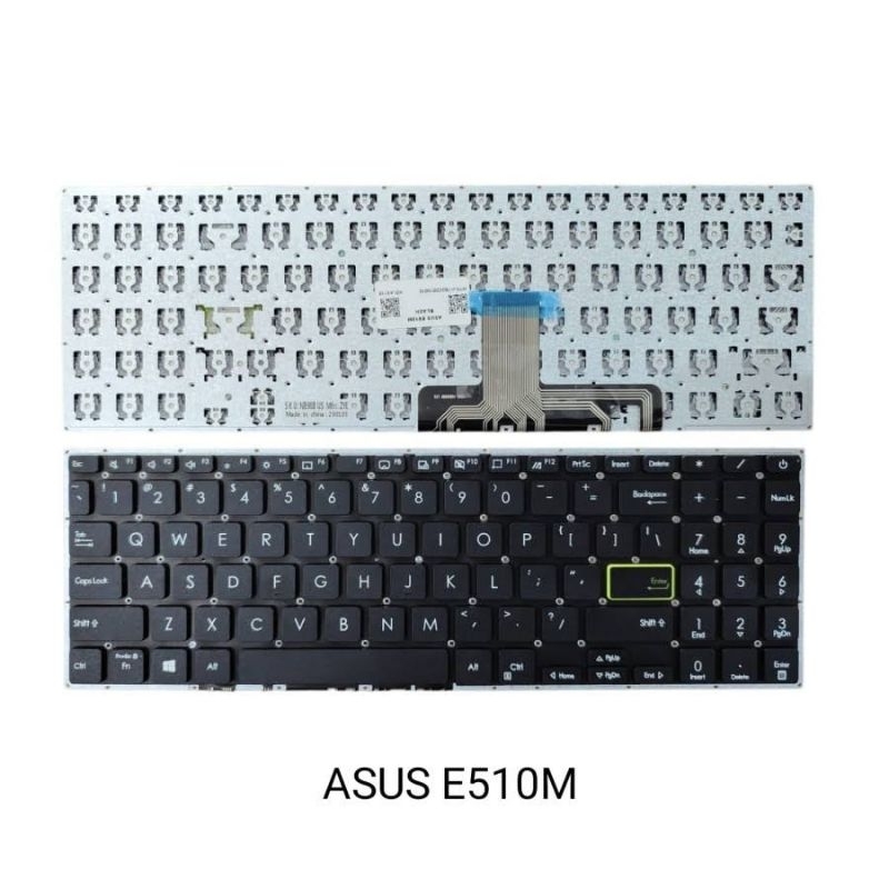 KEYBOARD ASUS VIVOBOOK E510 E510M E510MA L510M L510MA HITAM