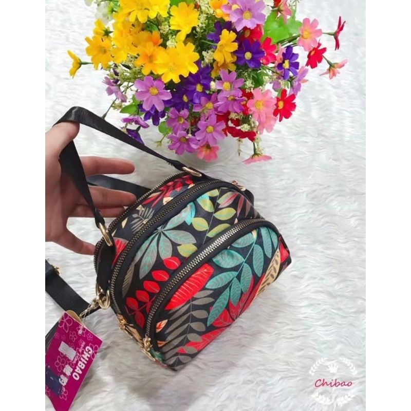 Tas Selempang Chibao Motif Original 7701#motif