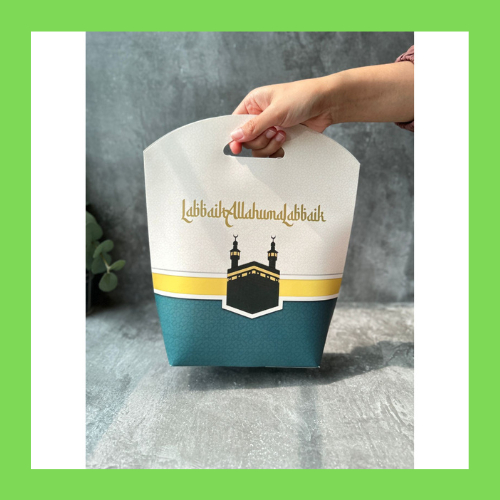 

Box souvenir haji gift box kotak oleh oleh umroh dus idul adha hampers box paperpouch hajj tas kado (10pcs)