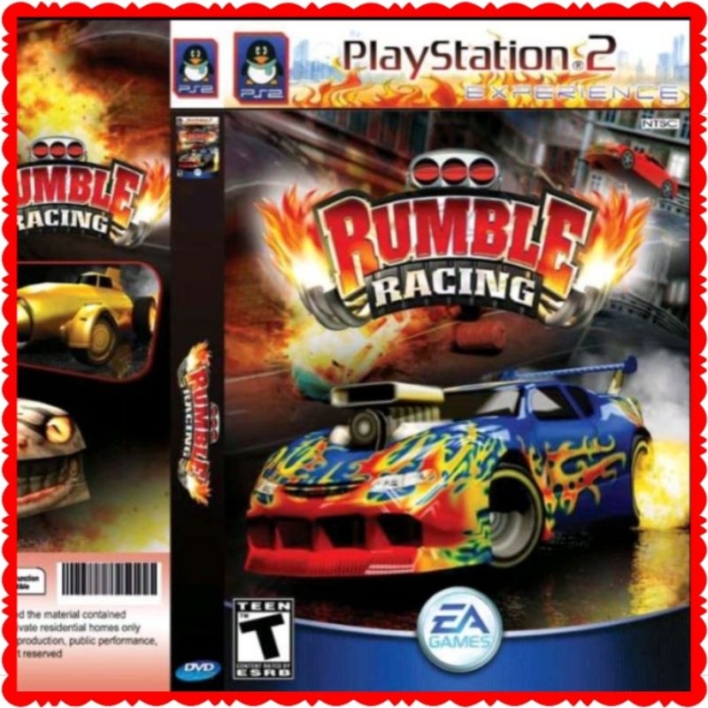 KASET PS2 RUMBLE RACING-KASET PLAYSTATION PS 2 BALAP MOBIL RACING RUMBLE-KASET PS 2 LENGKAP MURAH-KA