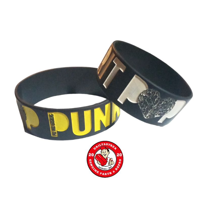 Bracelet Karet Gelang Pee Wee Gaskins Inherit Pop Punk Original Ori Merch PWG