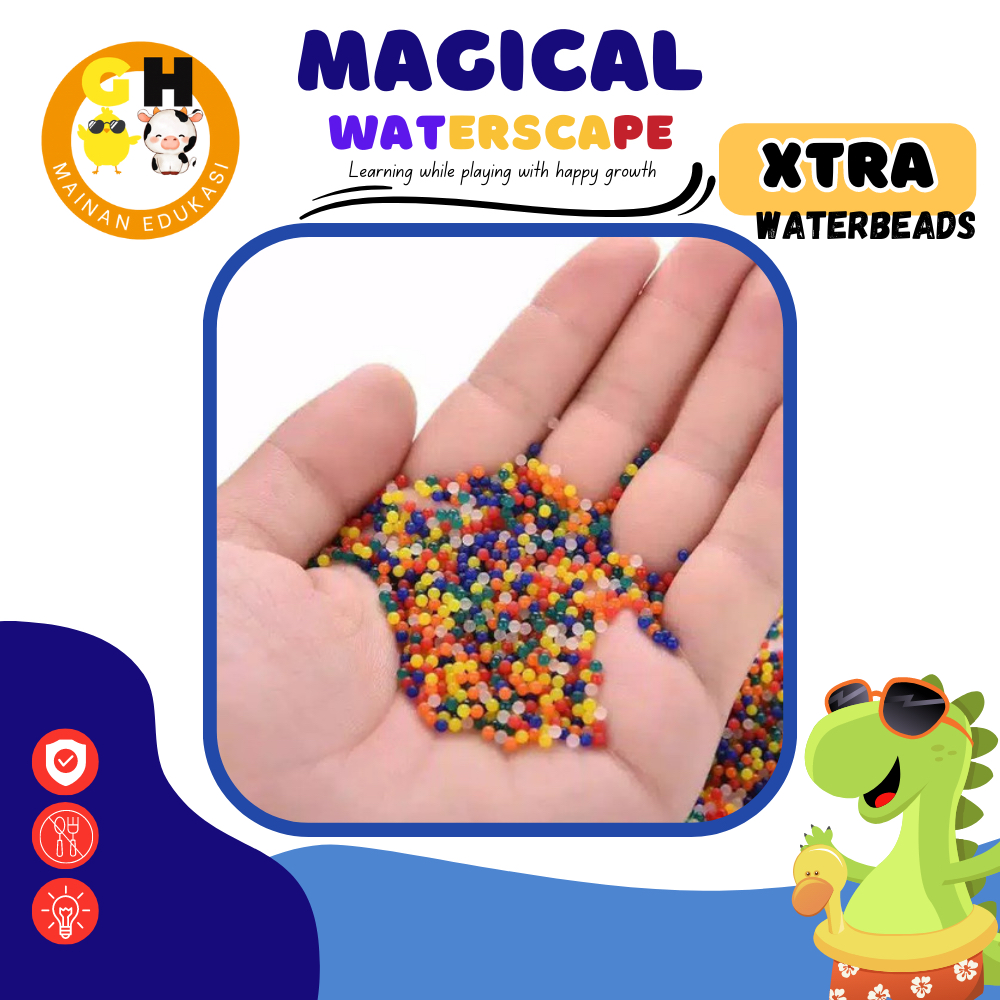 Refill Magical Waterscape Mainan Edukasi Gel Cetakan Jelly Air Ajaib DIY Montessori by GHEduPlay