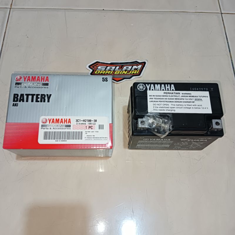 AKI KERING BATERAI ACCU KERING YAMAHA YUASA  MOTOR Mio Soul, Mio Soul GT, Mio J, Mio GT, Vixion, Xeo