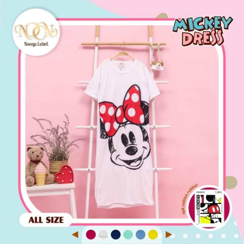 Pre Order Midi Dress Mickey by Noona bisa Cod