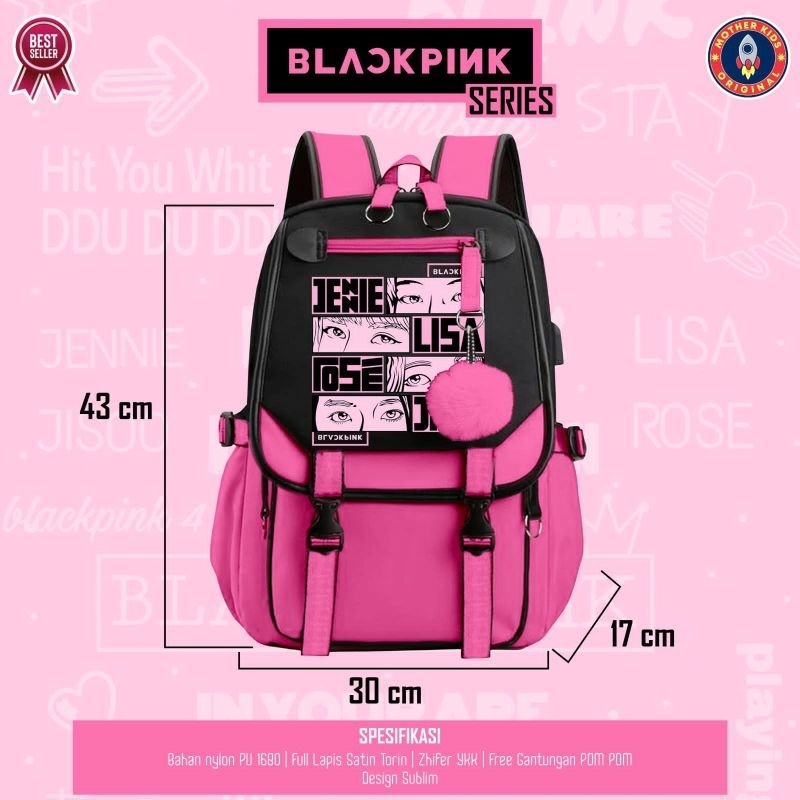 Pre Order Tas MK Blackpink Series free gantungan kunci lucu by Motherkids bisa Cod