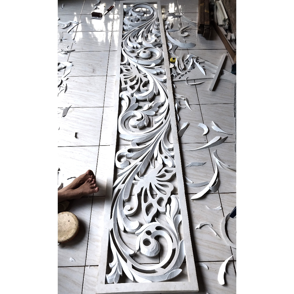 dekorasi ukiran spon karet 3D/hiasan wallpaper dan biground