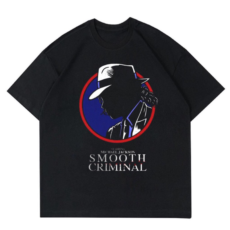 KAOS MICHAEL JACKSON - SMOOTH CRIMINAL | T-SHIRT MICHAEL JACKSON SMOOTH CRIMINAL OVERSIZE | BAJU MUS