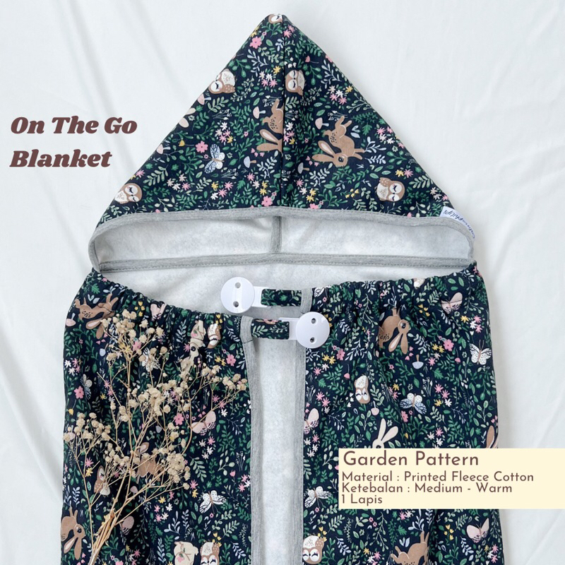 ON THE GO TRAVEL BABY BLANKET | Selimut Bayi untuk Apron Menyusui dan Stroller G1