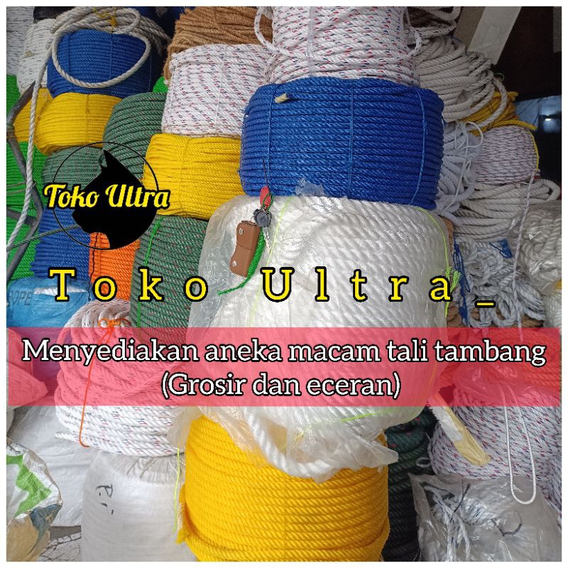 TALI 12MM ECERAN 50 METER / TAMBANG 12MM PPD / TALI KAPAL / TAMPAR 12MM / TALI JANGKAR / TAMBANG DEREK MOBIL / TALI KILOAN / TALI PPD 12MM