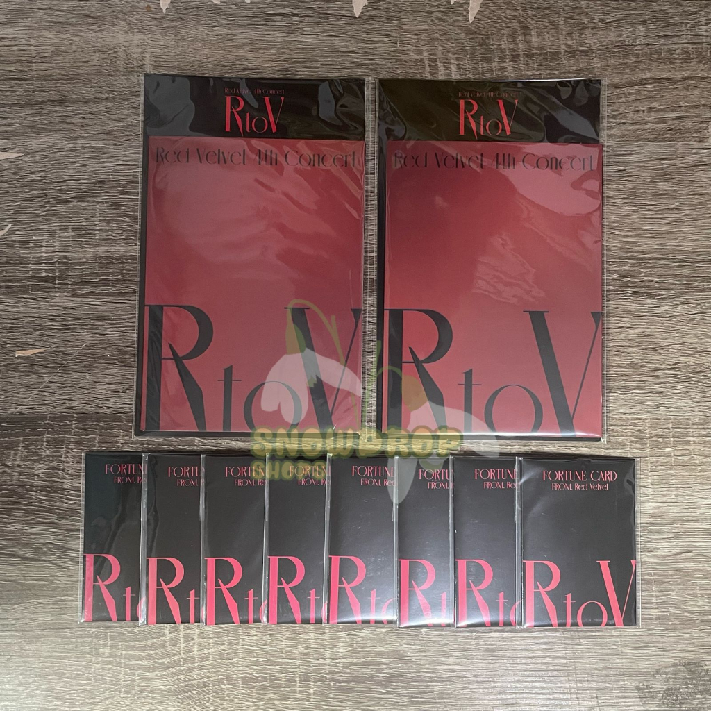 [ READY STOCK ] RED VELVET - MD 4TH CONCERT MED : R TO V | Fortune Card Sealed , AR Ticket Seulgi Ir