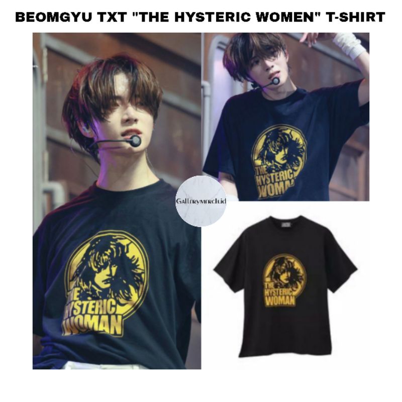[READY STOCK] BEOMGYU TXT "THE HYSTERIC WOMEN" T-SHIRT