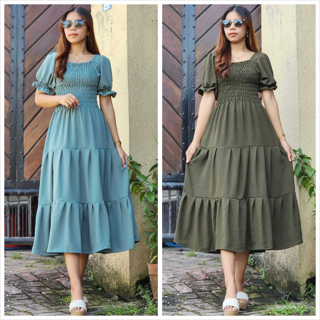 Dress Monika Crinkle Airflow Terbaru