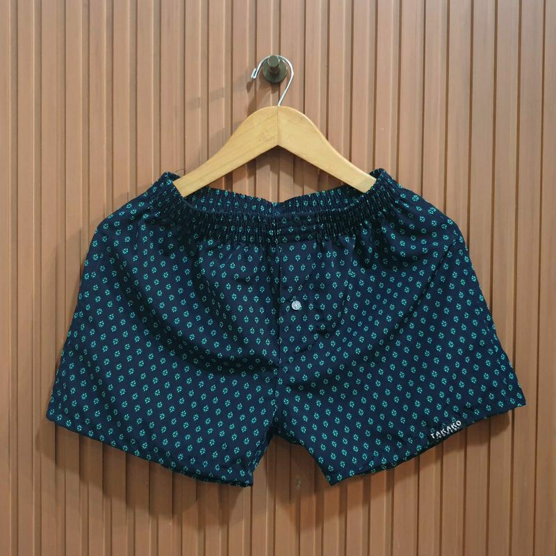 Takako - Boxer Pria Wanita Dewasa Bahan Katun Premium Navy