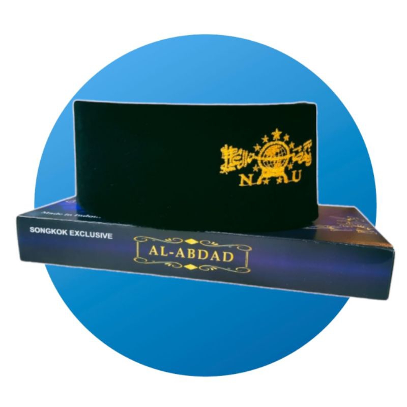 SONGKOK HITAM Kopiah Peci NU bordi Warna Kuning Tinggi 9cm Bahan Halus Harga Grosir Untuk anak dan d