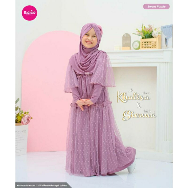 Free Jepitan cantik || Khalisa Dress By Babyjab || Dress Anak