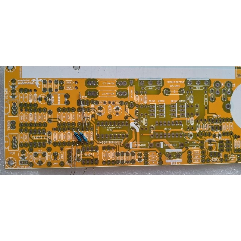 PCB Class D1K5 full fitur Dcp Ocp limiter DF