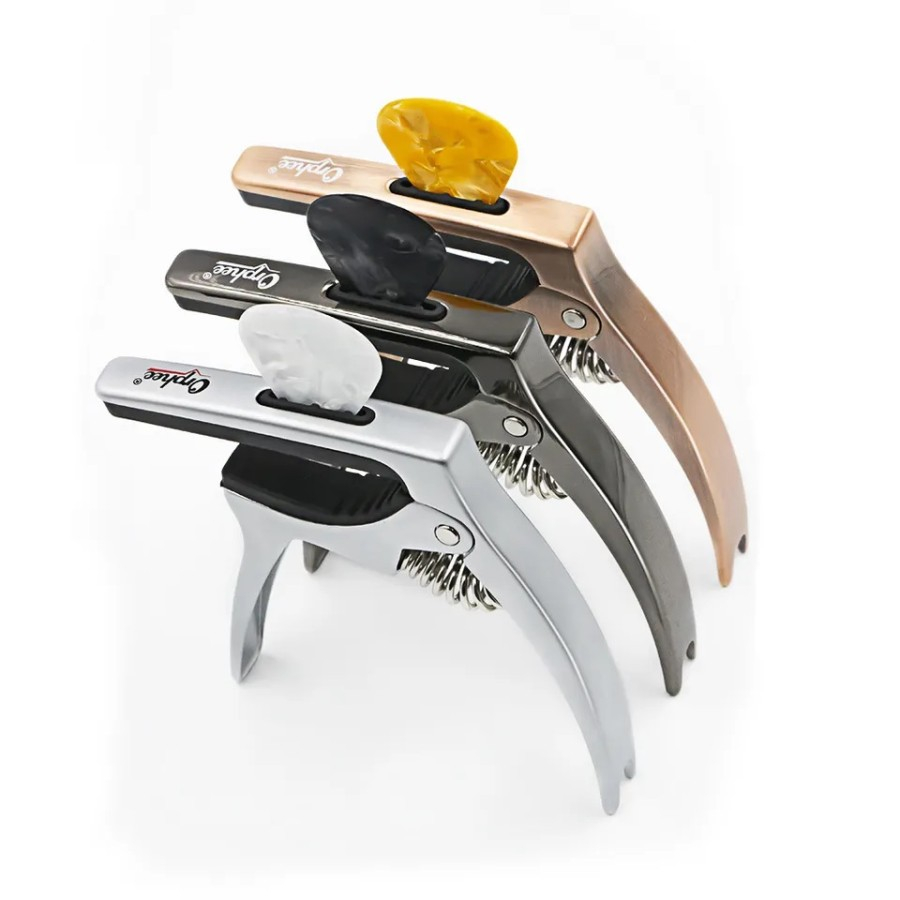 Orphee Q5 3-in-1 Multifuncional Capo Gitar Akustik dan Elektrik