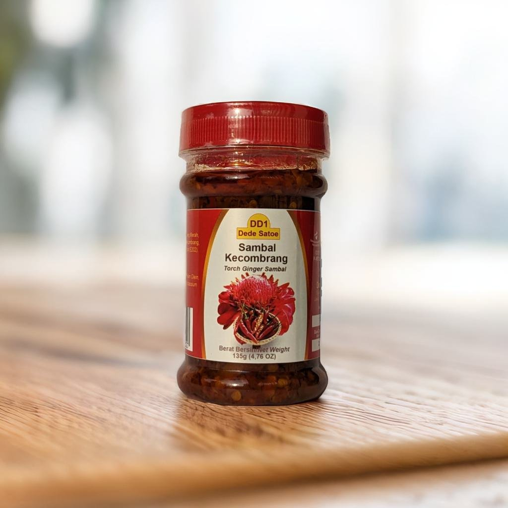 

Dede Satoe Sambal Kecombrang - Sambal Bunga Kecombrang Botol PET 135gr