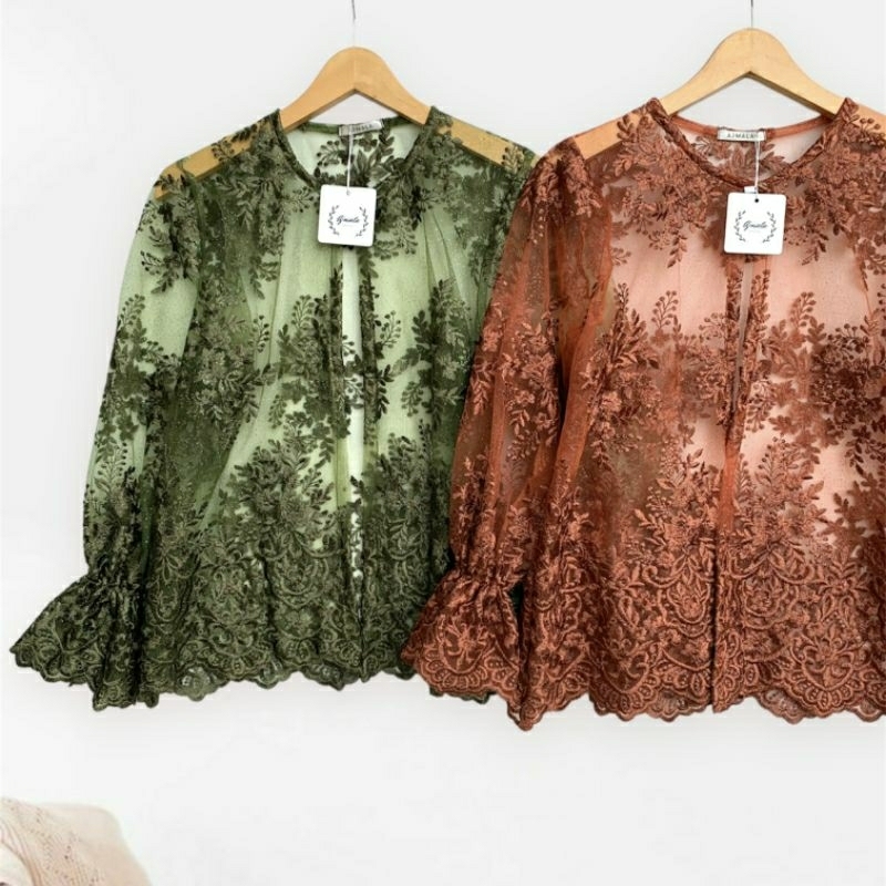 Latopia_ Long Outer Brukat Flower / Outer Brokat / Outer Lace / Ajmala