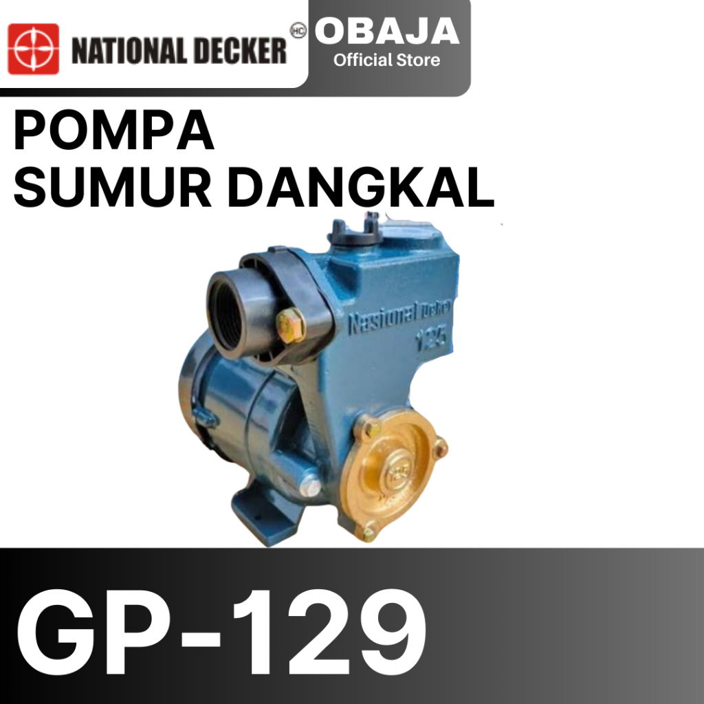 National Decker GP 129/Pompa Air Sumur Dangkal GP 129