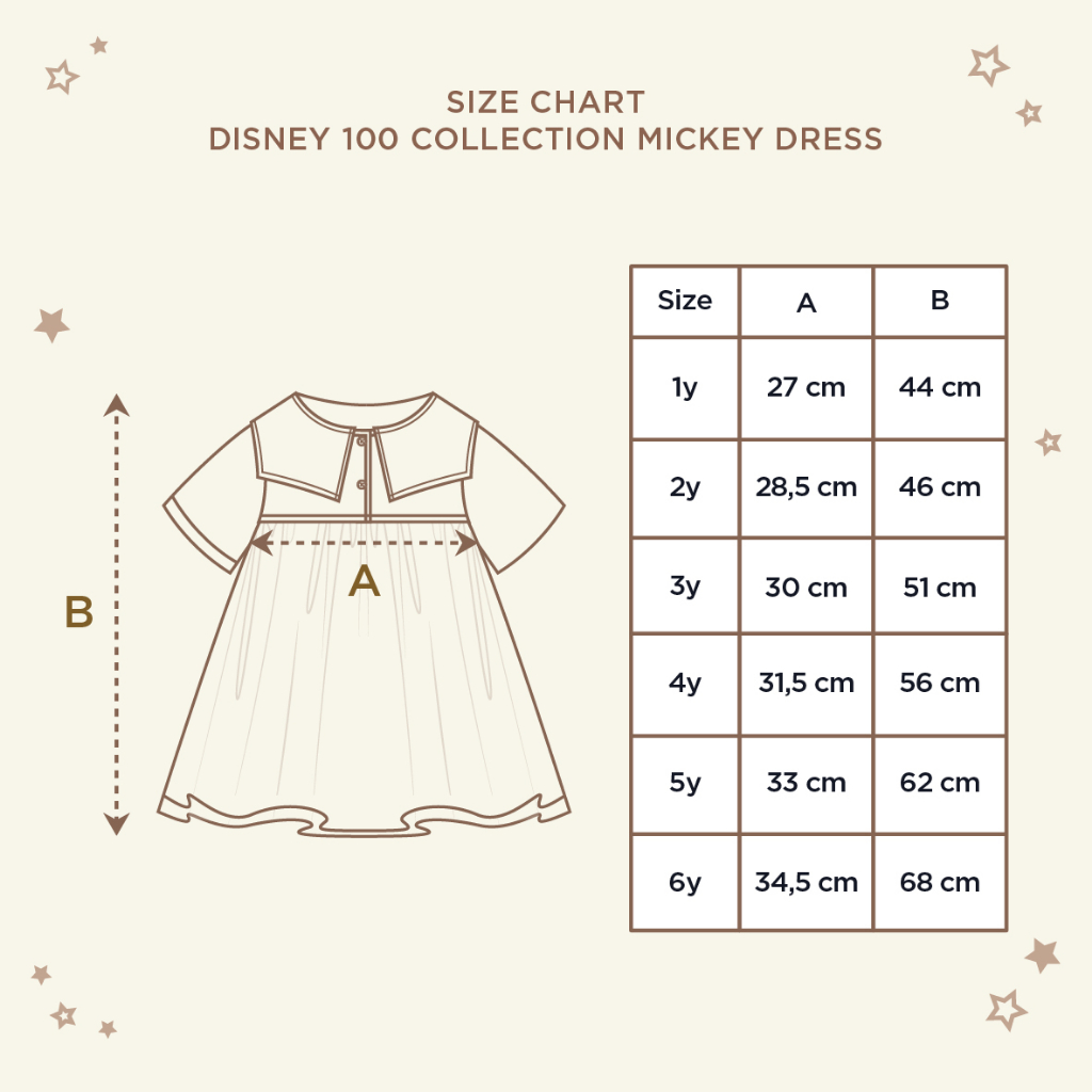 Little Palmerhaus Dress Disney 1-6 Tahun Dress Mickey 100 Sailor Anak Perempuan CBKS