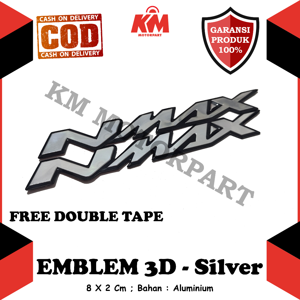 2PCS EMBLEM Nmax OLD NEW CUSTOM STICKER Motor TIMBUL 3D N MAX